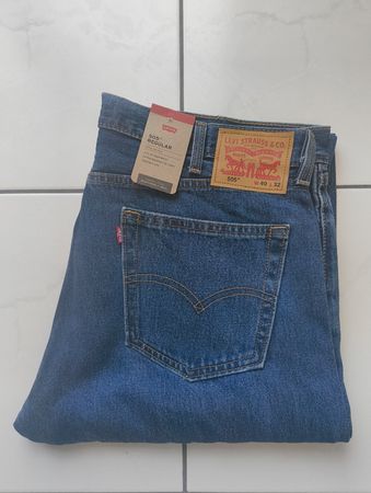 Levi Strauss Jeans 505 Regular blau W40 L32 neu mit Etikett
