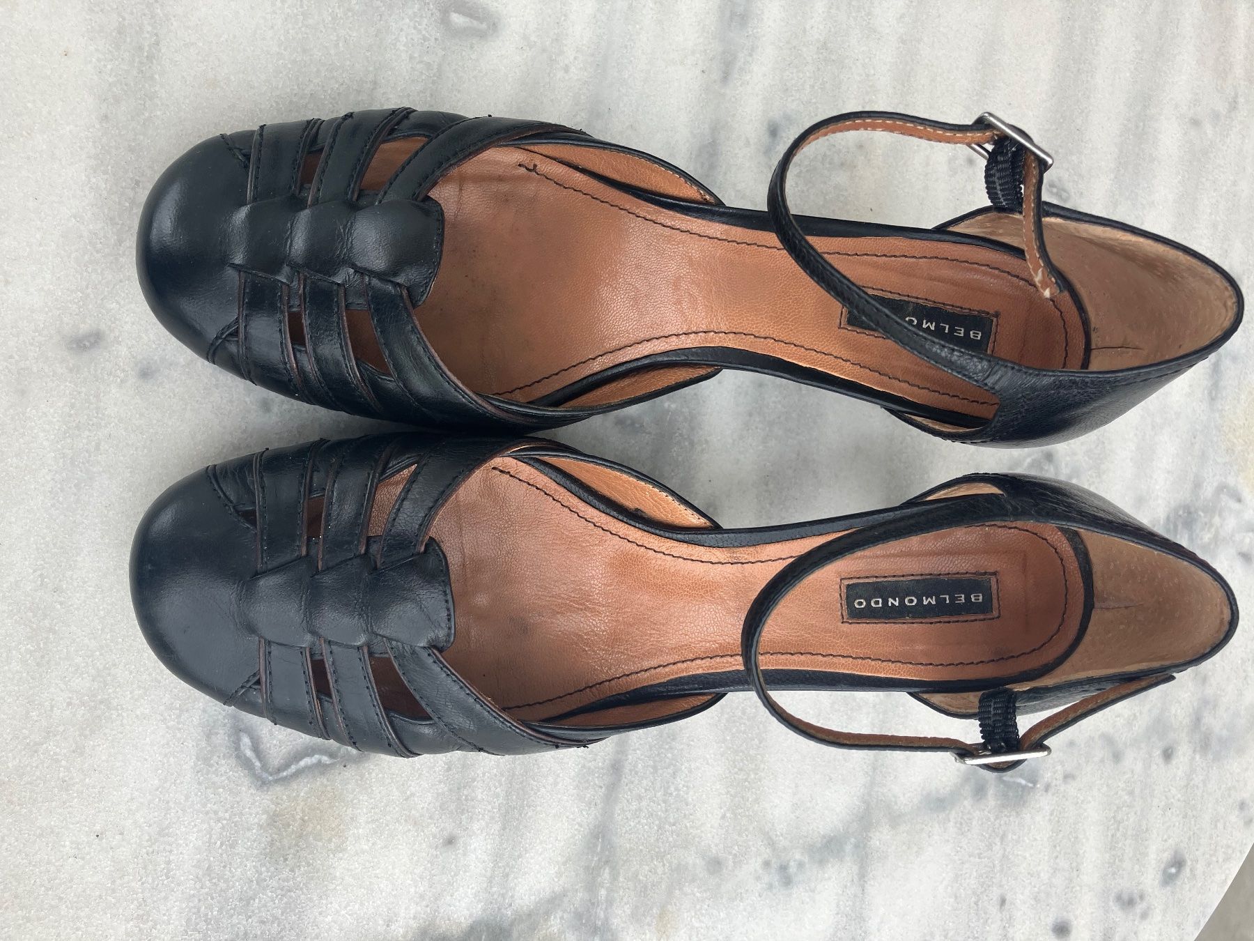 Belmondo Chaussures femmes: Ledersandalette "Belmondo" Gr. 39 – Neuf (Voir description) à Büsingen par Potpurri