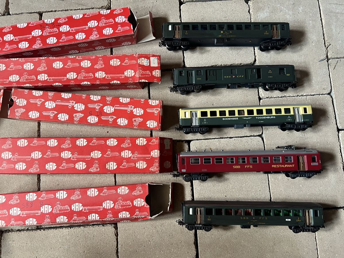 Modellini di ferrovie: SBB CFF FFS Züge / Lokis Set 1/87  – Usato da Basel venduto da bellespirit 8