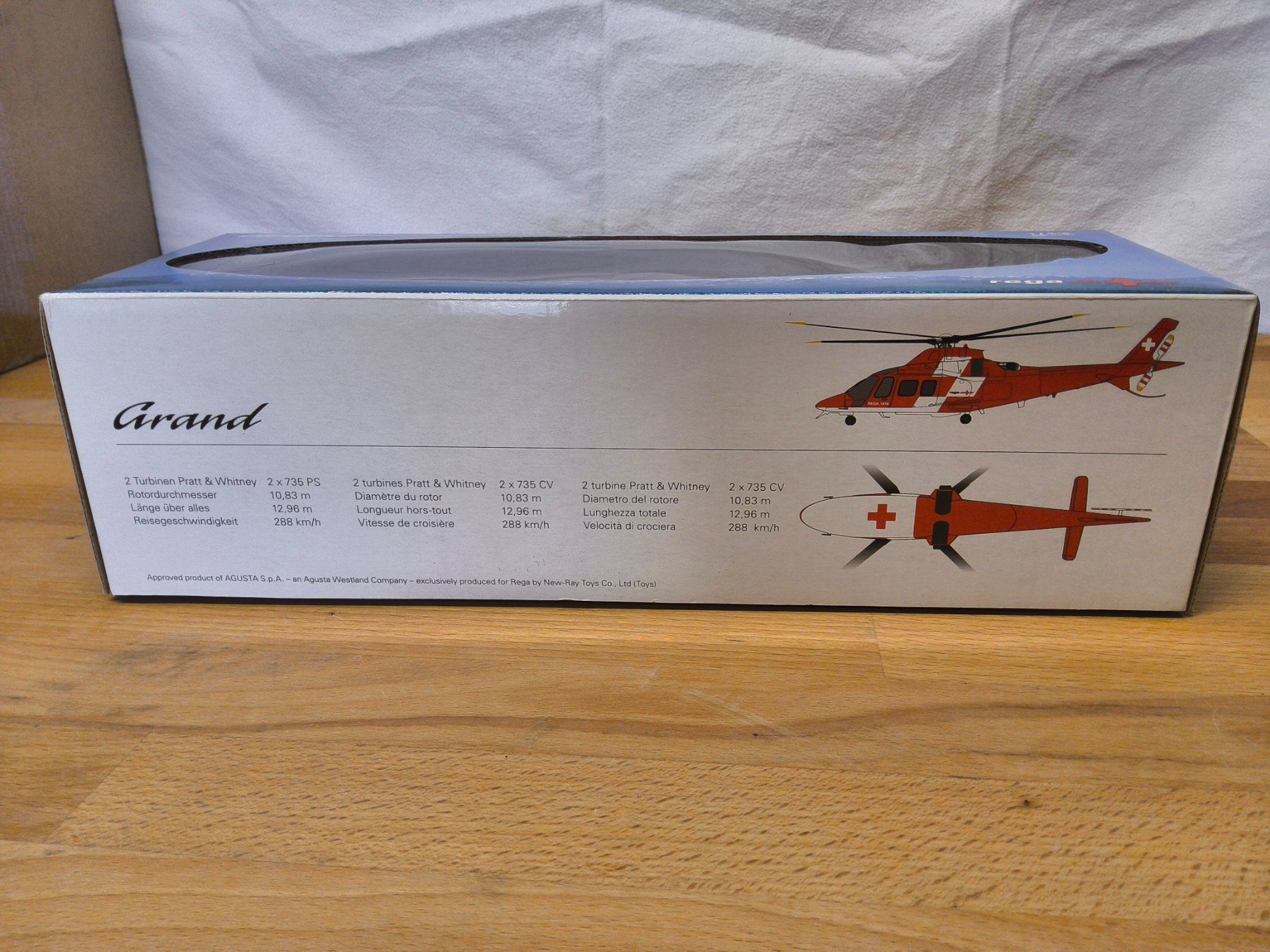 Rega Modellbausätze & Standmodelle: Rega Sammlermodell Agusta Grand – Neu und originalverpackt aus Tann von ThoSchu 1