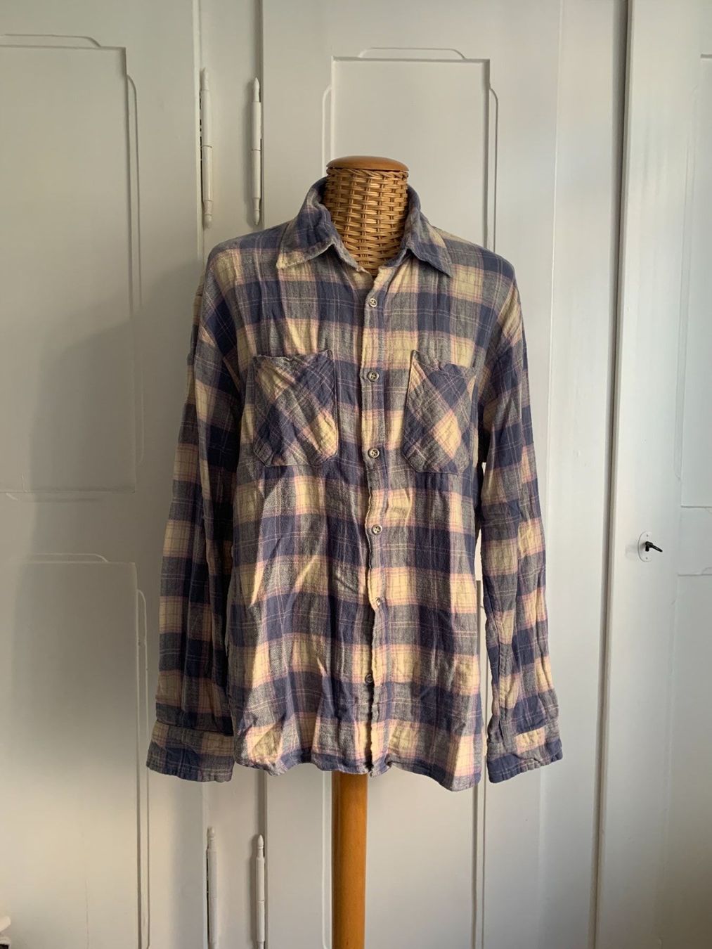 Camicette: MNML - Bluse kariert pastellfarben L – Usato da Zürich venduto da Diazaio