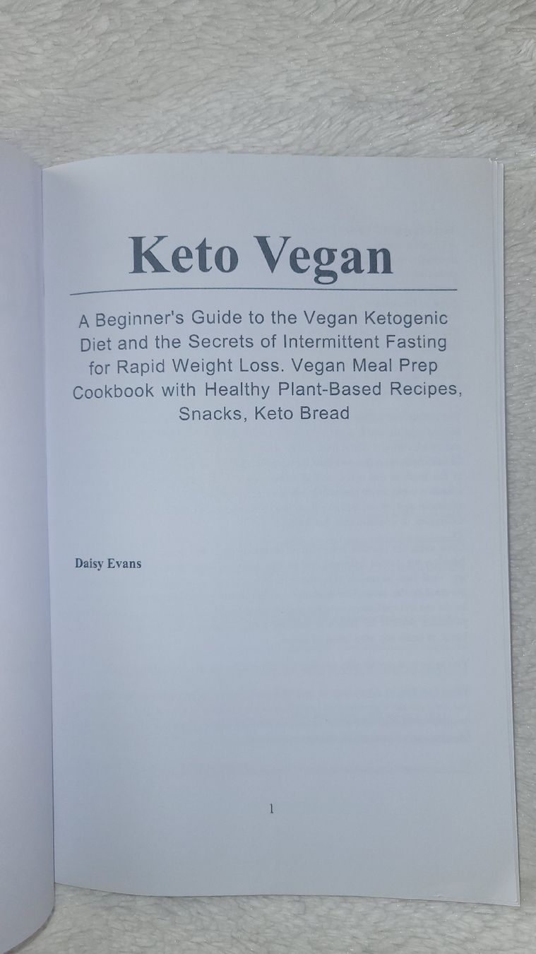 Libri: Buch Keto Vegan Deisy Evans  – Usato da Horgenberg venduto da Klatschmohnmaria 2