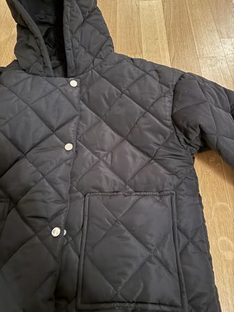Schwarze Steppjacke Top Zustand!