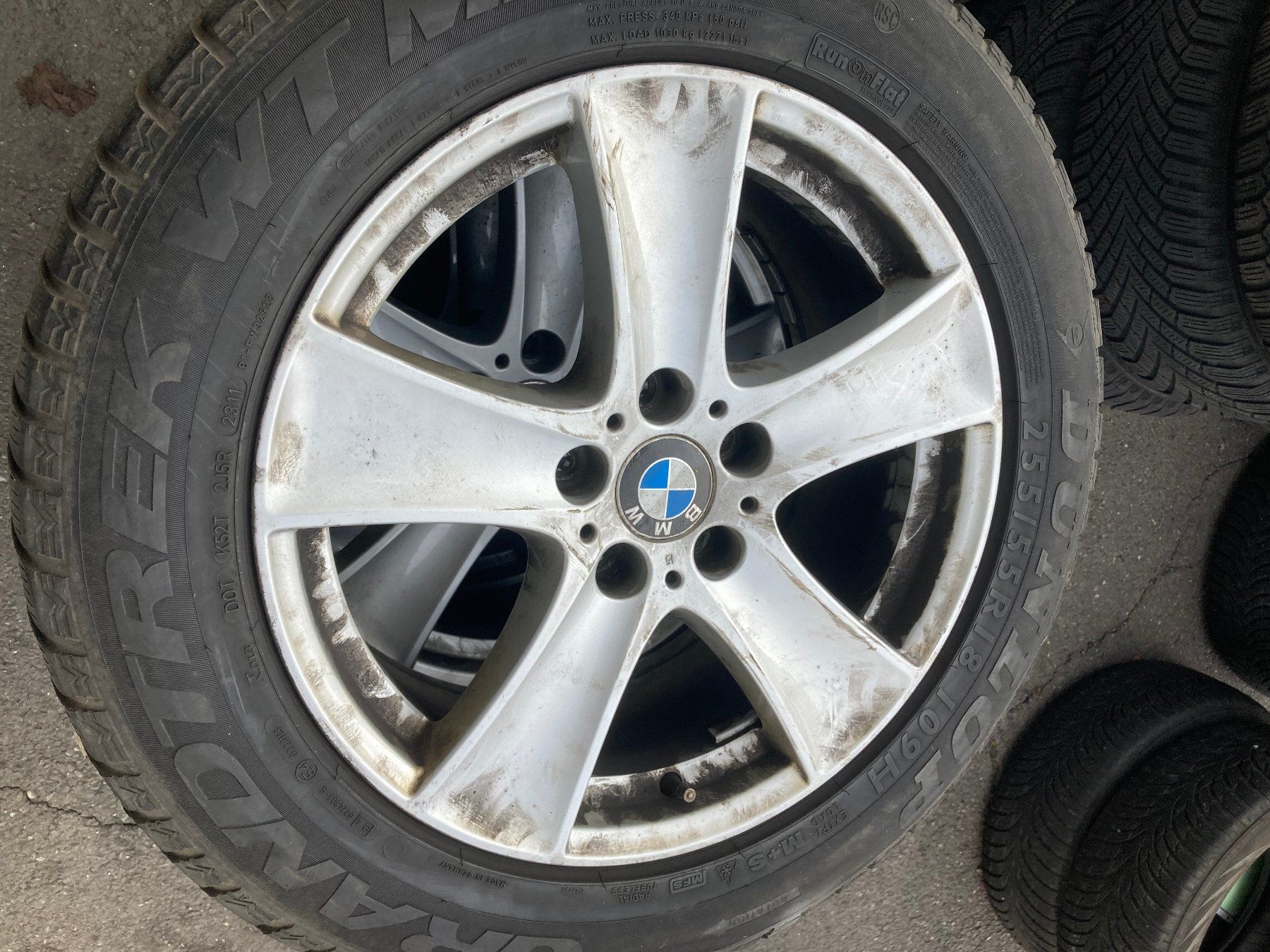 BMW Pneumatici & Ruote complete: BMW X5 Winterräder 255/55R18 E70 6770200 – Usato da Cham venduto da WB2223 2