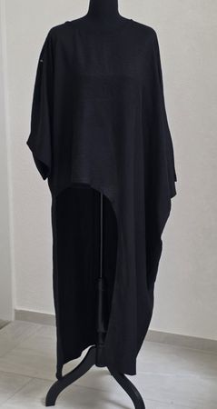 Kleid schwarz Oversize mit Stretchanteil Gr.1 size