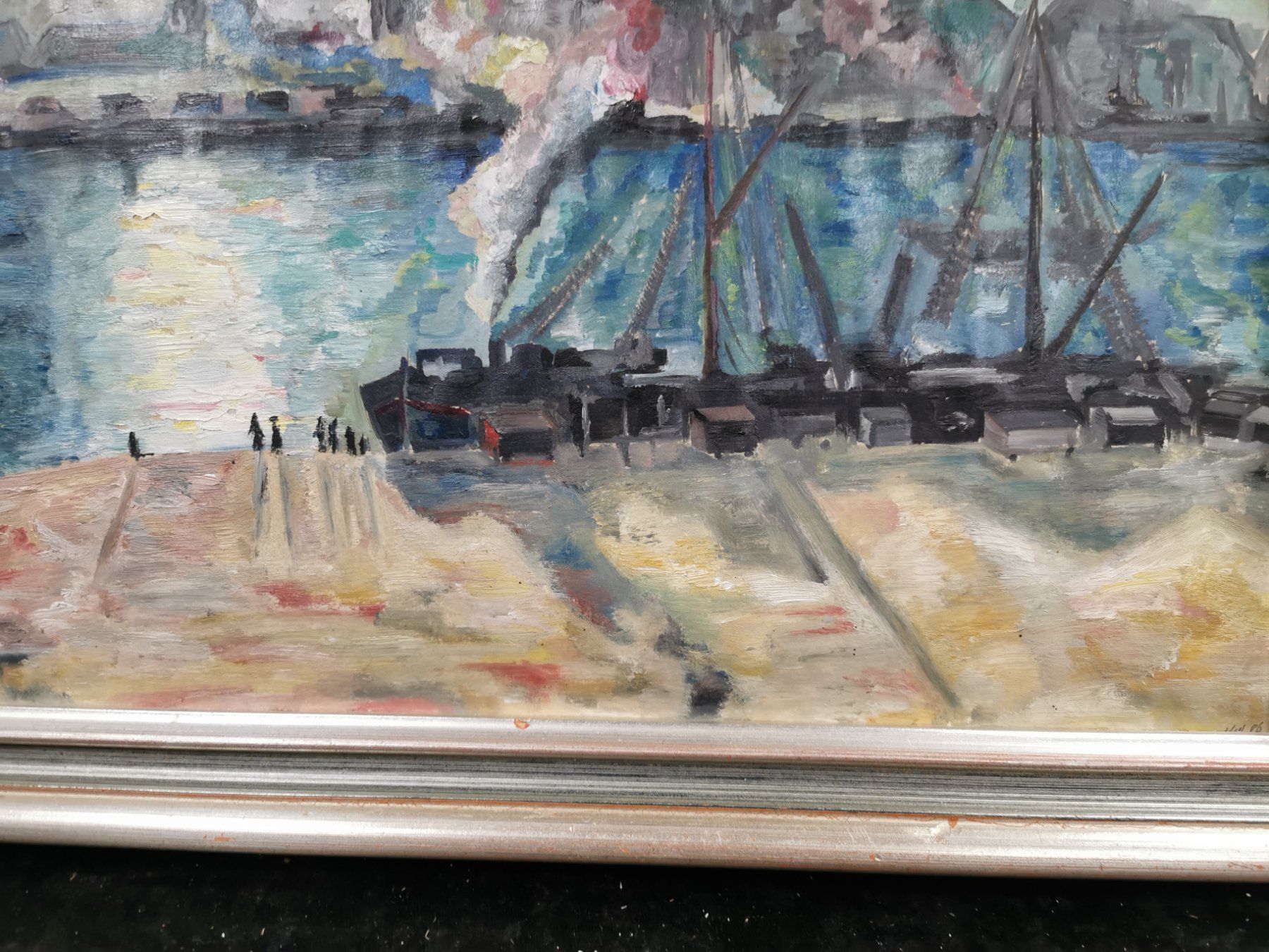 Gemälde: HUILE SUR TOILE SIGNÉE ET DATÉE 86 – Gebraucht aus Genève von Qanil77 2