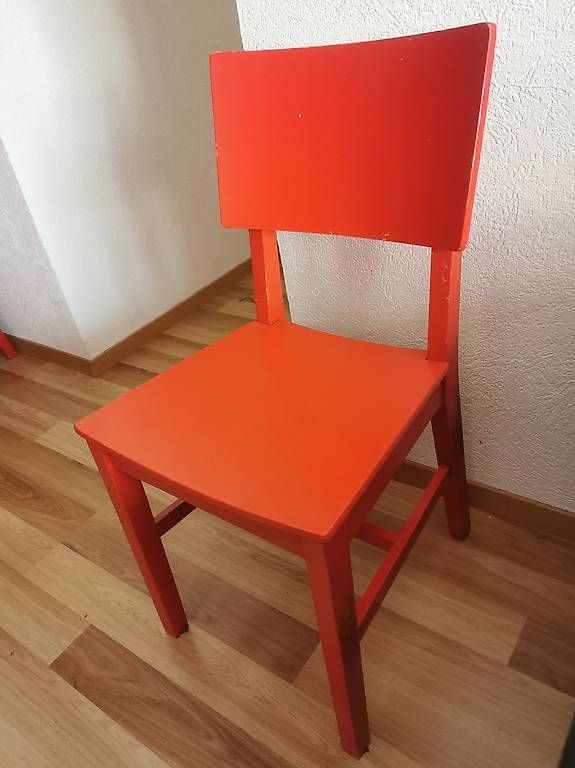 Sedie: 4 chaises en bois  – Usato da Evionnaz venduto da Eaunanisme 1