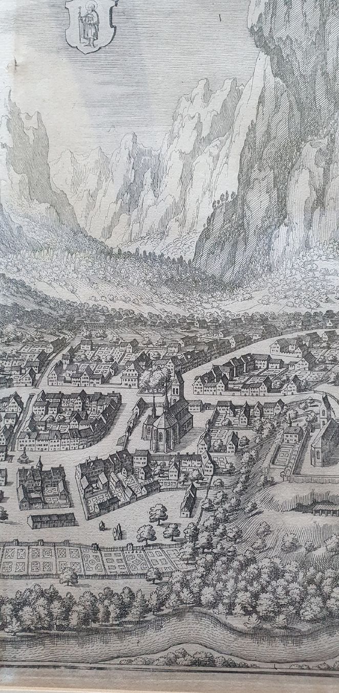 Stiche: Bild - Glarus - Original Kupferstich Merian – Gebraucht aus Kreuzlingen von Rschweiz1 3