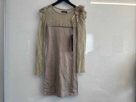 Pullover Lang Figurbetont mit Spitze 1 Size Neu