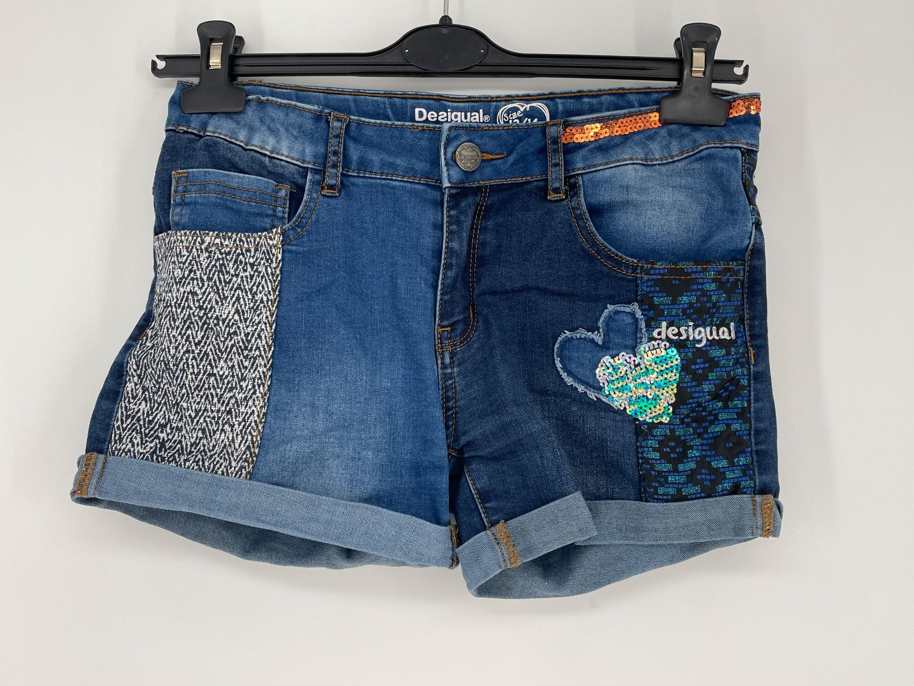 Desigual Hosen: Desigual Jeans Shorts Gr. 158/164 – Gebraucht aus Auenstein von moin.