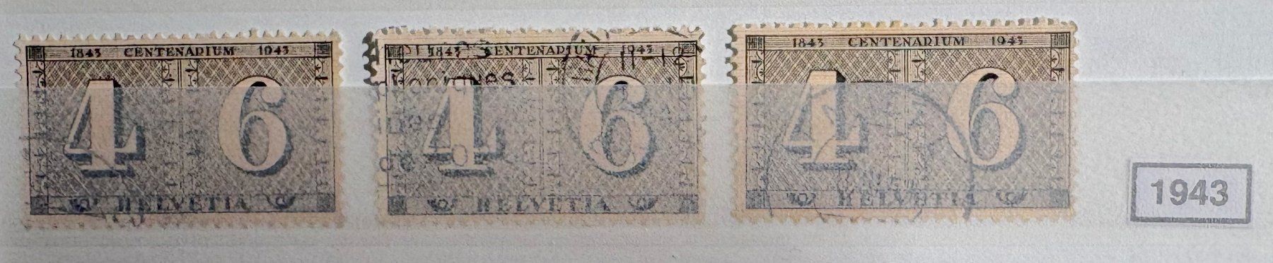 Tutti i francobolli: Timbres suisses 1943 4+6Rp – Usato da Lausanne venduto da Cabessa