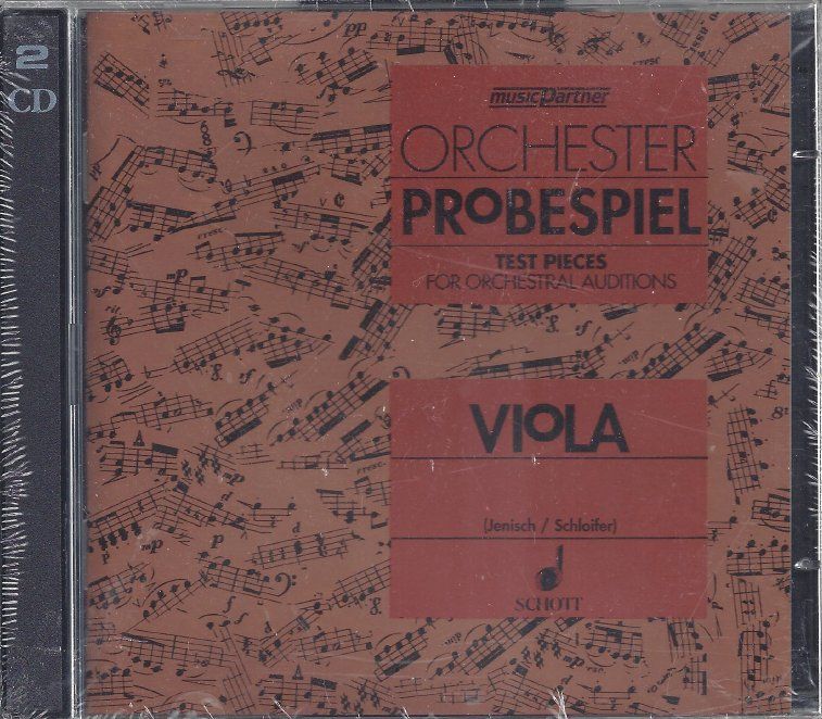 CD: CD Orchestre Probenspiel Viola Jenisch Schloifer 2 CD – Nuovo e nell'imballaggio originale da Courtepin venduto da Marisou2