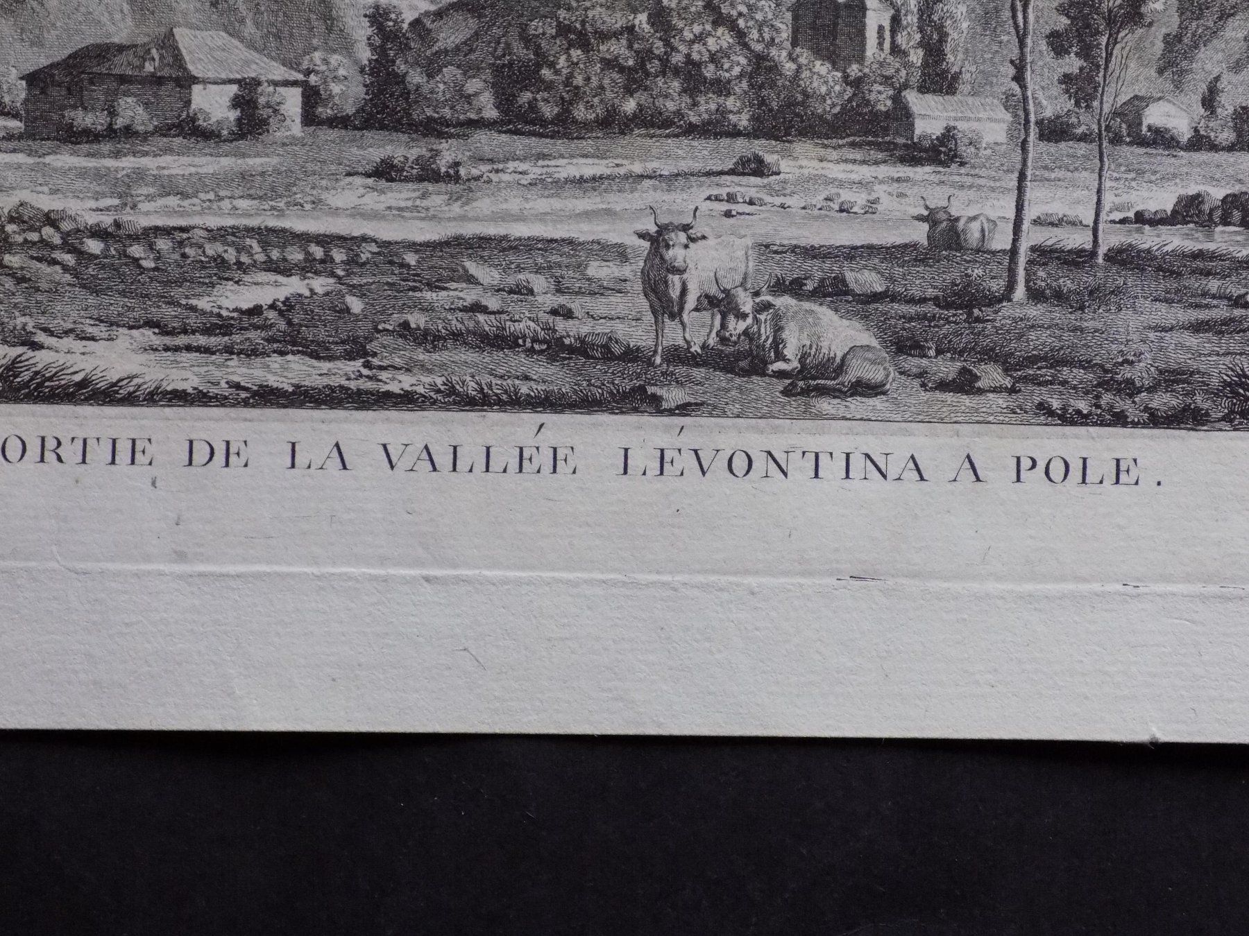 Incisioni: Sortie de la vallée Leventina – Usato da Risch venduto da Rischli15 2