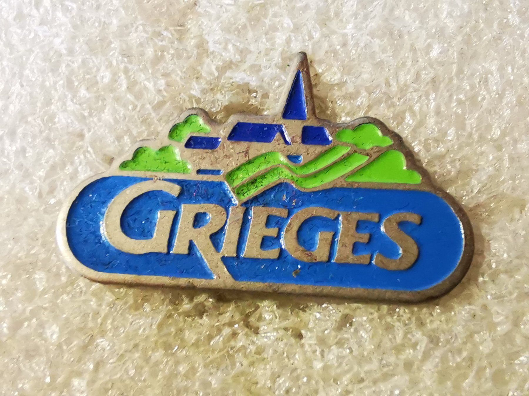 Placchette & Badge: Ansteckpin 200: Grieges – Usato da Oppligen venduto da Pin-Fall-Shop