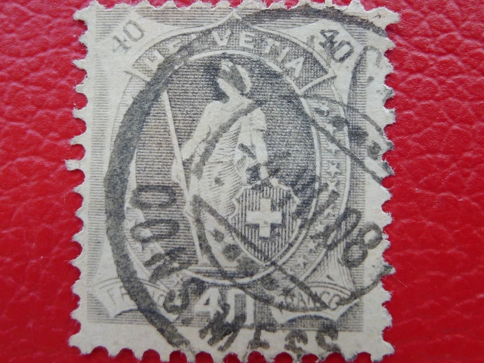 Tutti i francobolli: 1908 (STEHENDE) Nr.89B, tadellos von Neuenburg, Kat: 30.-+ – Usato da Sursee venduto da Luzernerraute
