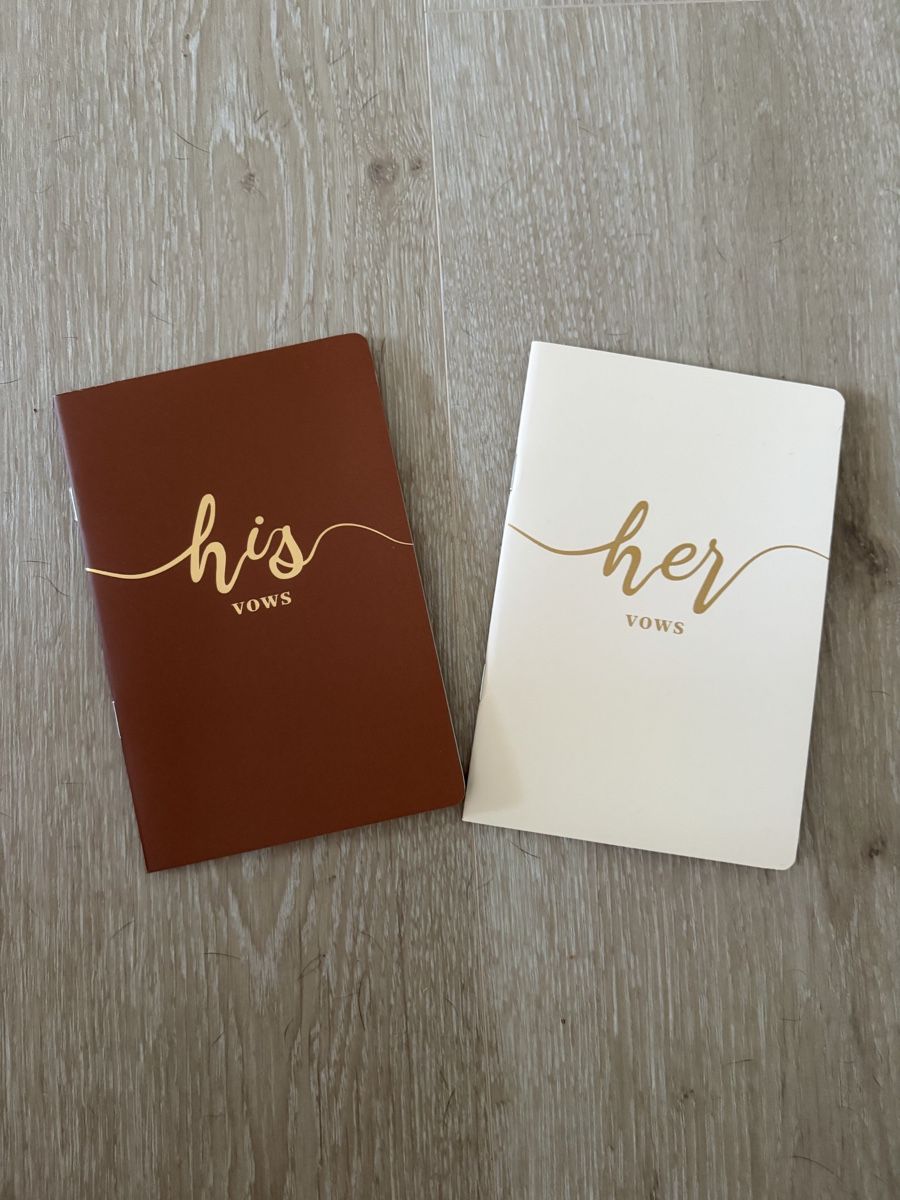 Bücher: Gelübte Büchlein Ehe Versprechen "his" und "her" vows – Neu und originalverpackt aus Urtenen-Schönbühl von LaPriinciipessa