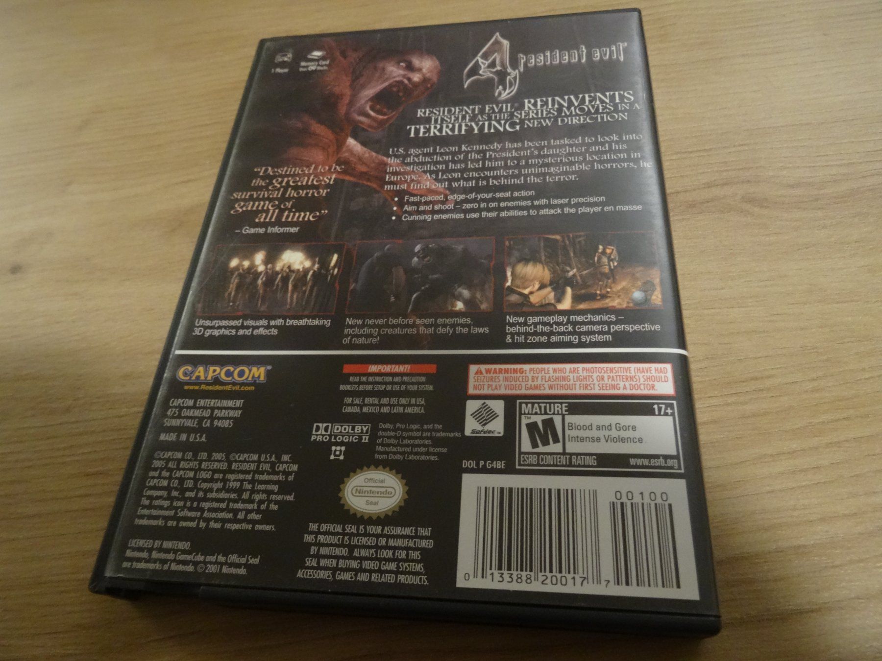 Nintendo Jeux: Resident Evil 4 GameCube NTSC VERSION – D'occasion à Olten par Disc-Ausverkauf 2
