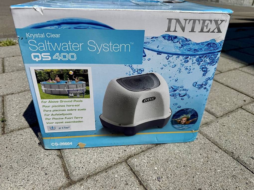Intex Schwimmbad: Intex Chlorinator Salzwassersystem QS400 – Neu (gemäss Beschreibung) aus Zürich von kat_7g9t