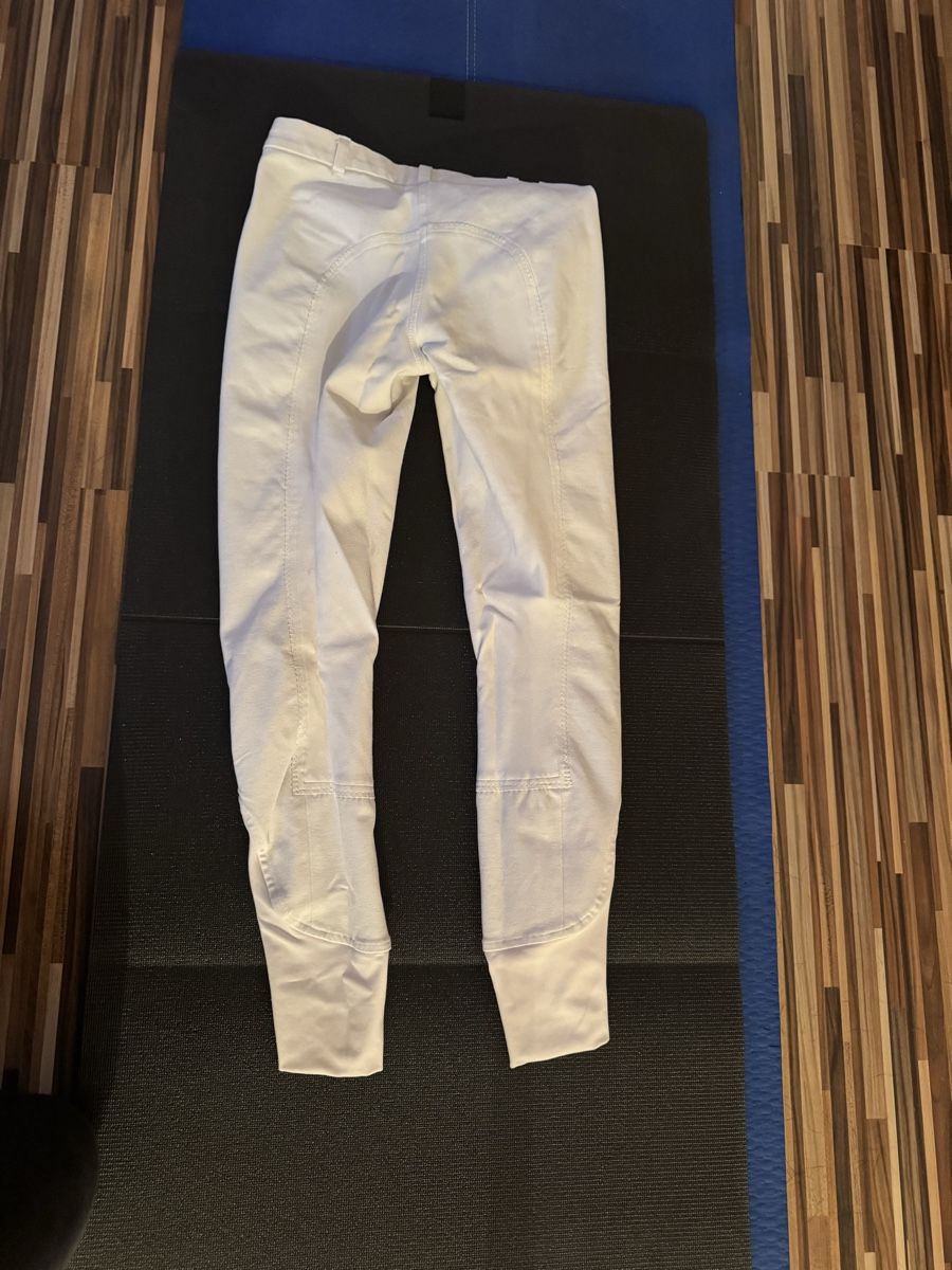 Pantaloni: Equilibre Turnier - Reithose, weiss, Gr. 34 – Usato da Werdenberg venduto da Tasai10 1