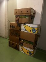Bananenschachteln vers. Marken 10 Stck guter Zustand
