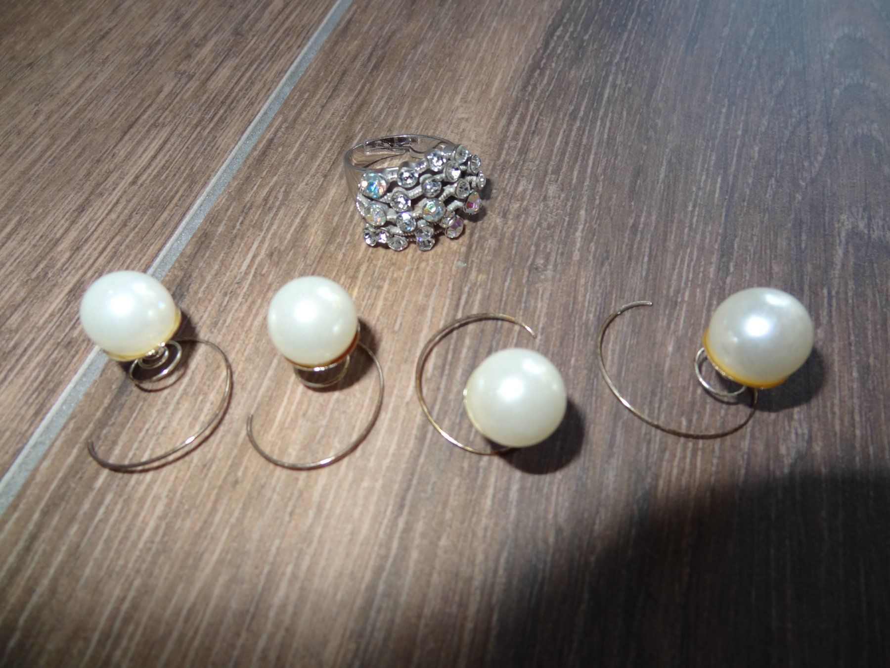Altri gioielli: Bague & boucles d'oreilles perles - Set chic! – Usato da Satigny venduto da salvatore73 7
