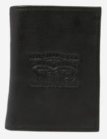 Levi's Portemonnaie aus Echtleder, Schwarz