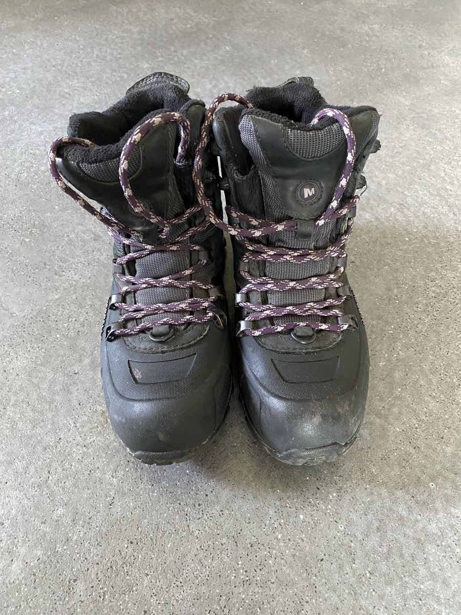 Merrell Scarpe da uomo: Merrell Wanderschuh, Gr.35.5, Schwarz, Top Zustand! – Usato da Schiers venduto da Jasi-83