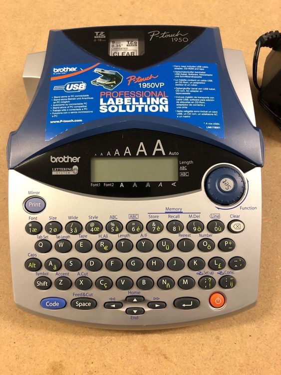 Brother PTouch 1950VP Beschriftungsmaschine Kaufen auf Ricardo