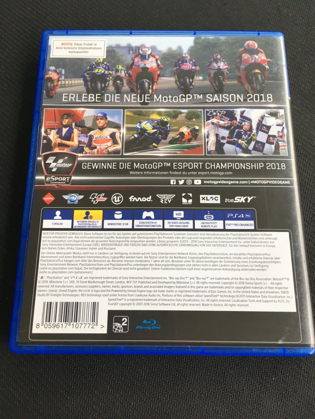 Sony Giochi: MotoGP18 -  PS4 / Playstation 4 – Usato da St.Gallen venduto da sjosjo 1