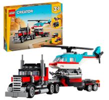 LEGO Creator 31146 3-in-1 Tieflader mit Hubschrauber