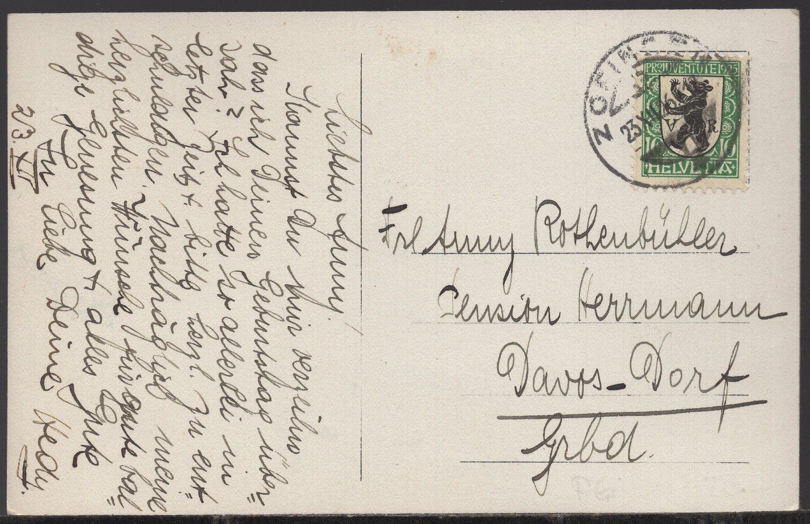 Ansichtskarten: Zofingenn  !!!!!  1926 – Gebraucht aus Aarau von kufi44 1