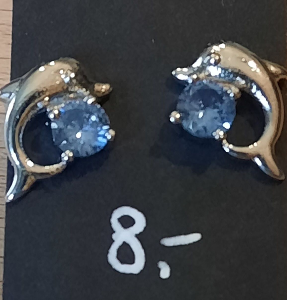 Orecchini pendenti & Orecchini a lobo: Delfin Ohrringe mit blauem Stein 🐬 – Nuovo (secondo la descrizione) da Uster venduto da sista-esta