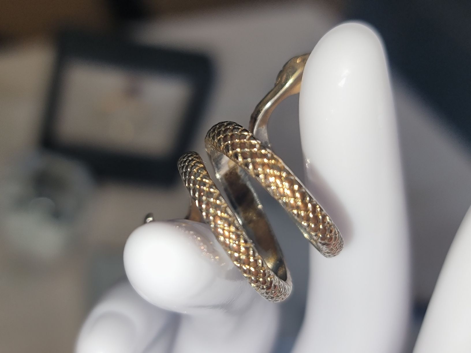 Anelli: Schlangenring, snake statementring, anello bello, slangedanz – Usato da Zollikerberg venduto da Nice_Name 1