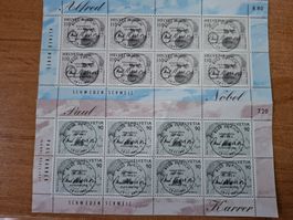 M0927 - 2 feuillets  Nobel-Karrer vollstempel 1er jour