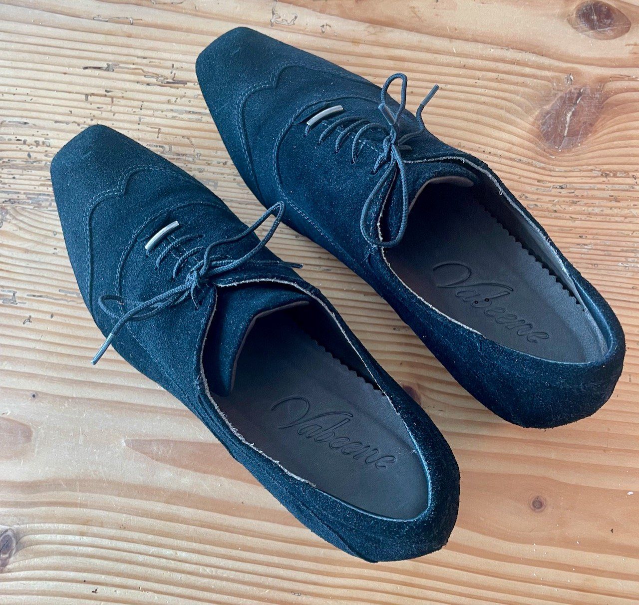Damenschuhe: Schöne schwarze Vabene Wildleder Halbschuhe – Gebraucht aus Zuoz von Supi37 1