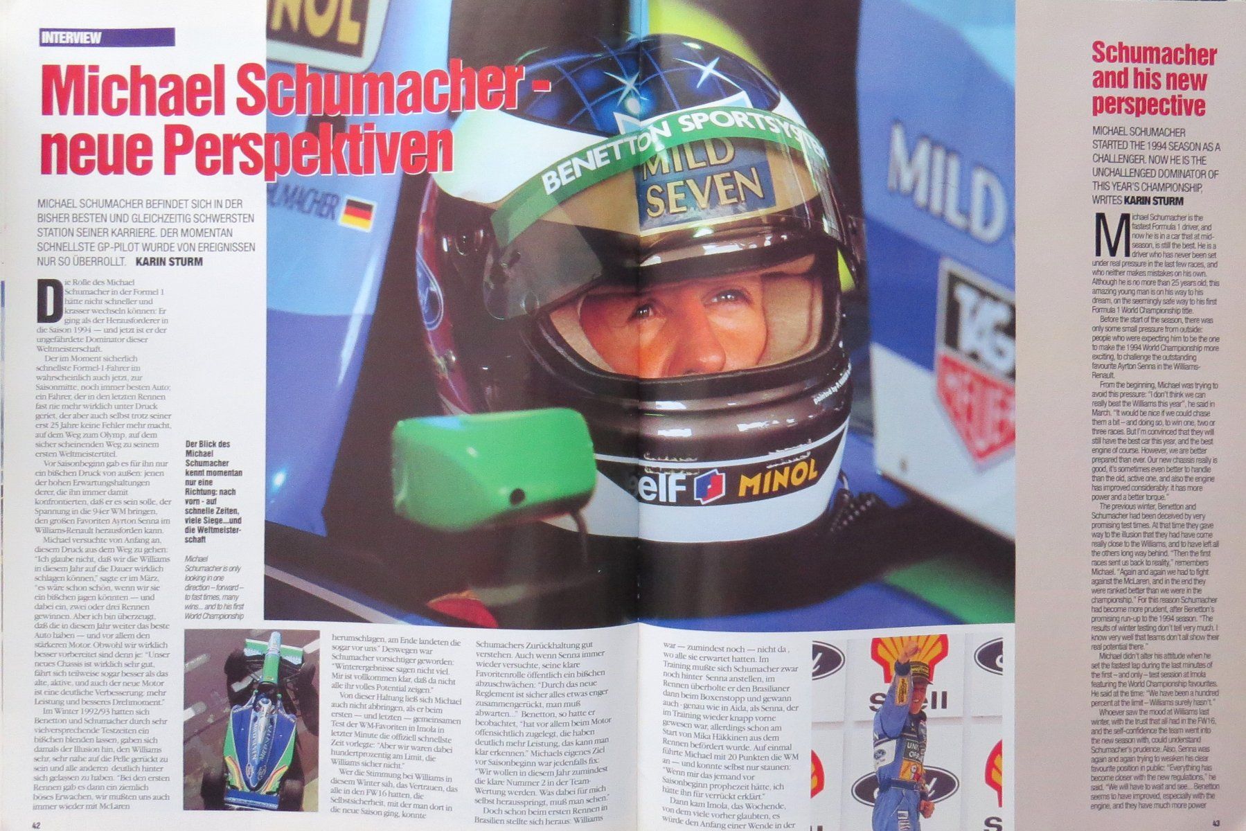 Documenti: Programm Formel 1 in Hockenheim von 1994 – Usato da Ettingen venduto da campione_1 3