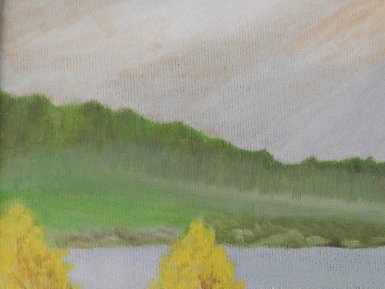 Gemälde: Landschaft Bild mit Gv Rohr 1983er – Gebraucht aus Emmenbrücke von Ulisse-22 2