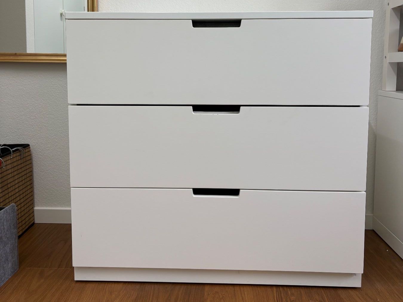 Ikea Cassettiere: Kommode weiss mit 3 Schubladen Ikea Nordli – Usato da Baar venduto da Jakob97