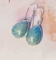 Ohrringe AMAZONIT 925 Silber