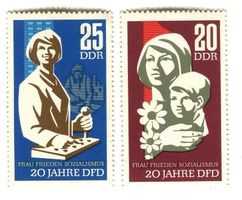 Briefmarken Demokratische Frauenbund DDR