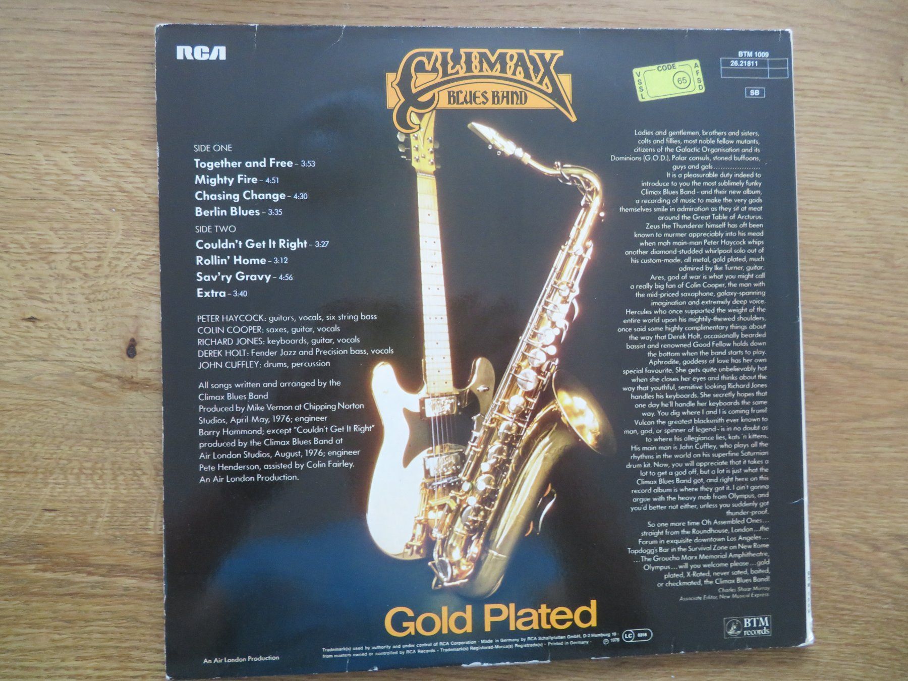 Schallplatten: CLIMAX BLUES BAND GOLD PLATED – Neu (gemäss Beschreibung) aus Zürich von max_cp5f 1