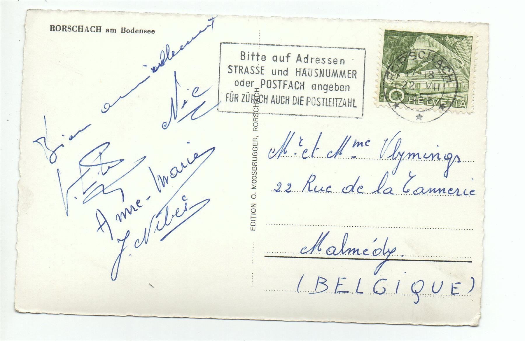 Cartes postales: RORSCHACH Mariabergstr. – D'occasion à Jona par philajona 1