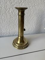Bougeoir ancien en laiton, vintage et de qualité.