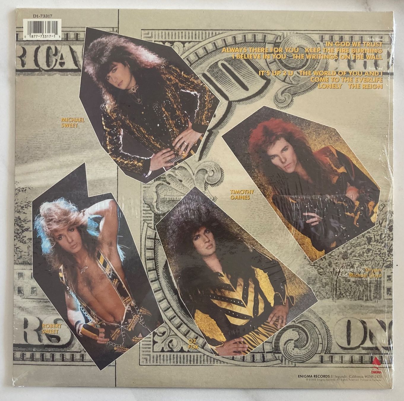 Vinyles: STRYPER - IN GOD WE TRUST – Neuf avec emballage d'origine à Poliez-Pittet par Newtown-Records 1