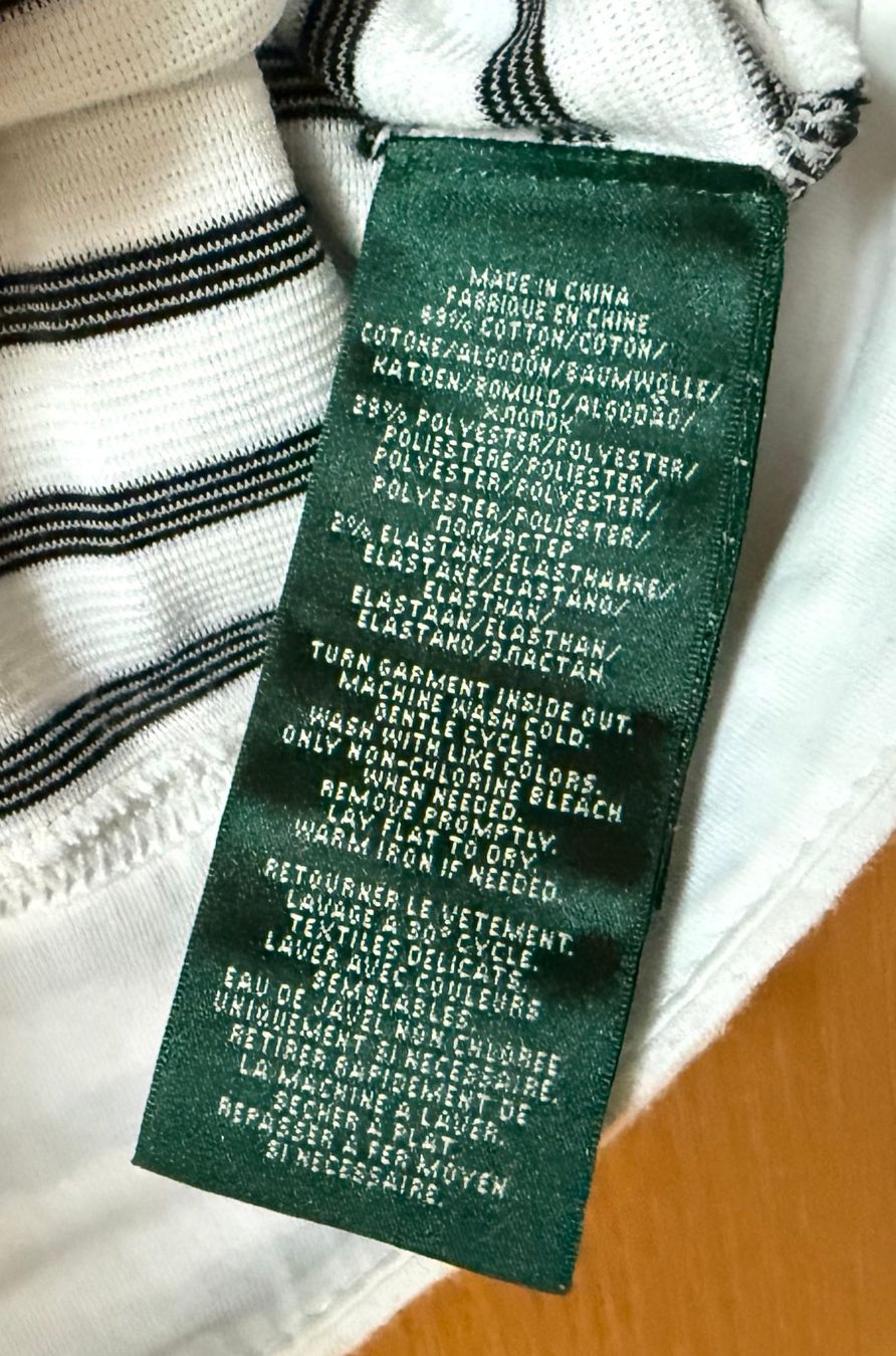 Ralph Lauren Maglioni & Felpe: Ralph Lauren Pulli, weiss-schwarz gestreift – Nuovo (secondo la descrizione) da Zäziwil venduto da kreative-ideen 3