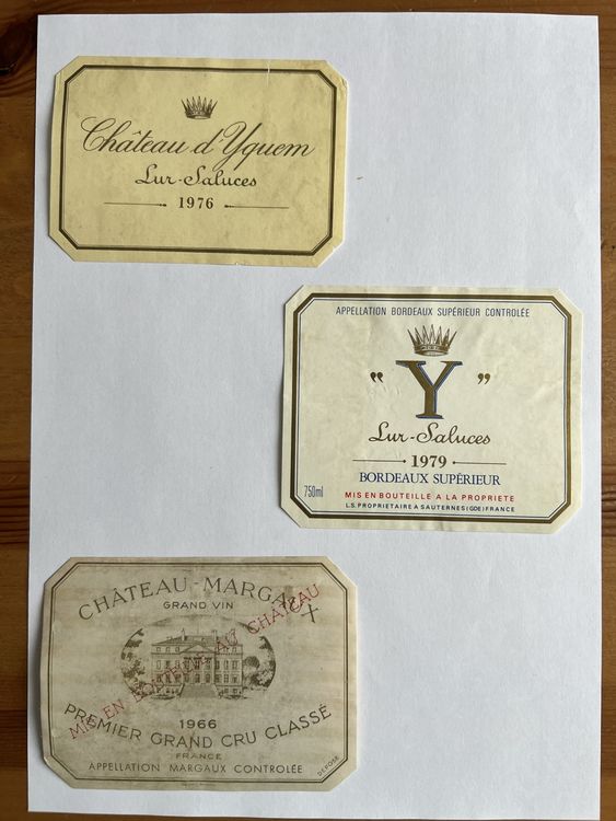 LOT DE 3 étiquettes de la parfumerie MOREAU EUR 6,00 - FR