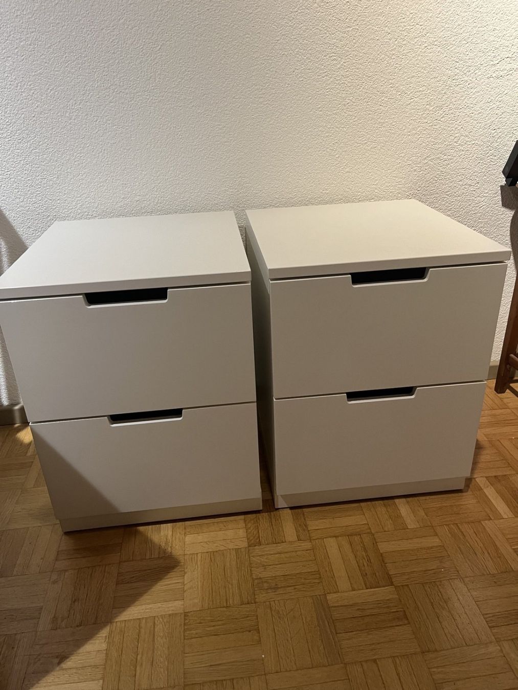 Ikea Tables de nuit: 2 x IKEA Nordli Nachttisch weiss – D'occasion à Regensdorf par zgve