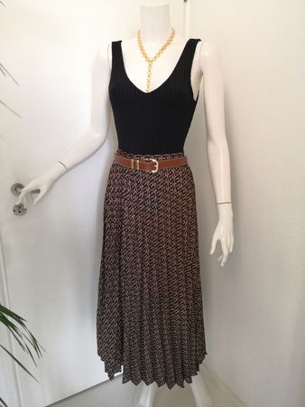 🤩MANGO PLISSE ROCK LANG MIT MANGO LOGO, NEU & GUCCI P.