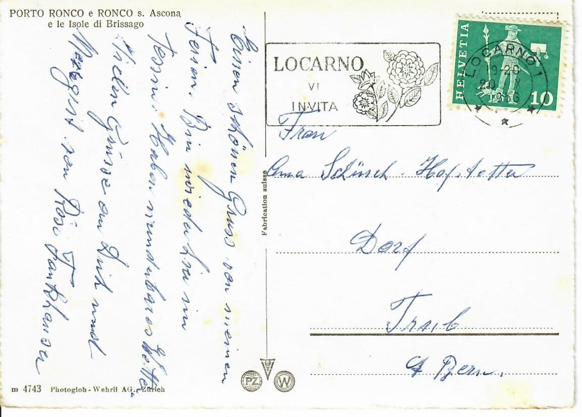 Cartes postales: Ronco – D'occasion à Hochdorf par Ziegel-16 1