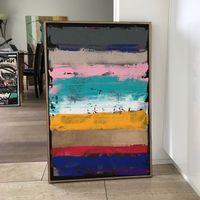 Biscayne Boulevard Acryl Modern Art Abstrakt Kunst ORIGINAL